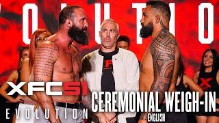 XFC 51: Evolution | Weigh-In | English