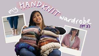 A TOUR OF MY HANDKNIT WARDROBE | My knitting journey, part 2: everything I’ve ever knit (for myself)