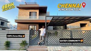 Luxury Bungalow for sale in Chennai ECRGated Community with Amenities