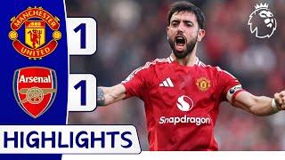 Manchester United vs Arsenal (1- 1) | All Goals & Extended Highlights | Premier League 2024/25