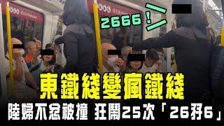 東鐵綫變瘋鐵綫！內地大媽不忿被誤撞 狂鬧港婦25次「26孖6」解構神秘密碼竟是⋯｜Channel C HK