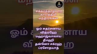 சக்கரத்தாழ்வார் காயத்ரி மந்திரம் தமிழ் / Sakkarathalvar Gayatri Mantra In Tamil