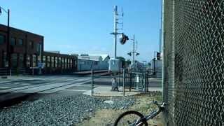 Trains For Children - Metrolink Train Drive By Railroad Crossing