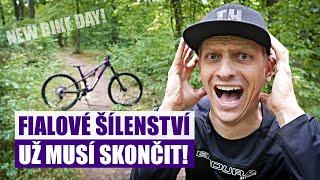 Fialové kolo mě dohnalo mě dohnalo k šílenství!  Léčím to zeleným