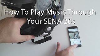 SENA 20s Playing Music From Your Phone And Handsfree Operations