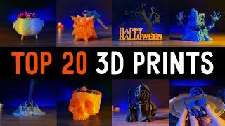  20 best HALLOWEEN 3D Prints 