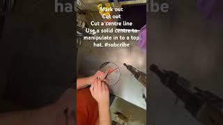 Making a flu pipe topper! #smallworkshop #hobby #howto #subcribe #welding #workshop #logburner #tig