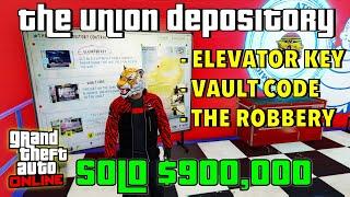 Auto Shop - The Union Depository Contract | SOLO - Start to Finish | GTA Online | No Commentary |