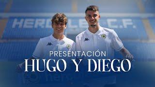  𝗣𝗿𝗲𝘀𝗲𝗻𝘁𝗮𝗰𝗶𝗼́𝗻 | Hugo Sanz & Diego Lorenzo son nuevos jugadores del Hércules CF