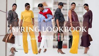 SPRING LOOKBOOK | CLASSY CHIC OUTFIT IDEAS 2025 | ama loves beauty