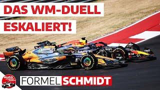 McLaren vs. Red Bull – jetzt herrscht Krieg! | GP USA Formel Schmidt 2024