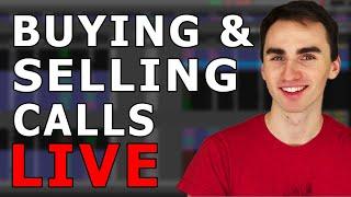 Buying And Selling Options Live On Thinkorswim - Thinkorswim Tutorial