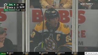 "This Is Idiotic" Brad Marchand Cross-Checking Penalty Against Ilya Lyubushkin