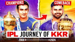 KKR Team Journey in IPL | Kolkata Knight Riders | Gautam Gambhir | Iyer | Rinku | Narine