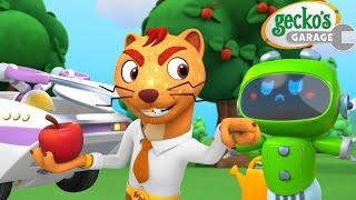 Green Saves the Tree from Weasel | Gecko's Garage  | Cartoons For Kids | Toddler Fun Learning