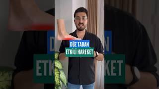 DÜZ TABAN ETKİLİ HAREKET      #fizyoterapist #egzersiz #düztaban