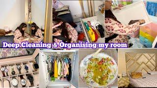 Deep Cleaning & Organising my room | Ajj pura din hi lag gaya kamo main ghar ka