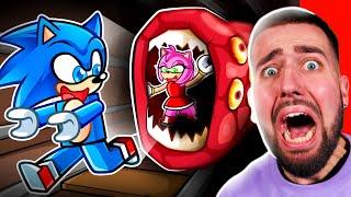 SONIC et AMY DOIVENT ÉCHAPPER à TRAIN EATER sur ROBLOX !