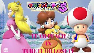 Mario Party 5 - Team Peach in Tube It or Lose It