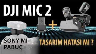 TASARIM HATASI DJI MIC 2 Mikrofon + SONY MI Adaptör / Fx30 / A6700 /Zoom H1 Essential / İnceleme /