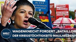 BERLIN: Wagenknecht in Rage! Tausende bei kontroverser Friedensdemo – Buhrufe für SPD-Politiker