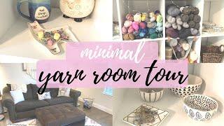 *NEW* Yarn Room Tour | Organize and Declutter #withme | Knitty Natty