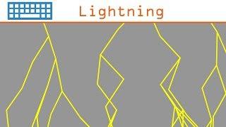 Lightning Effect in Java + Processing