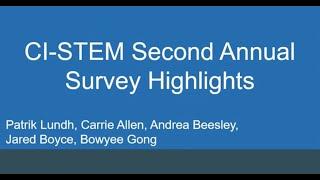 CI-STEM 2023 Survey Results Summary Presentation