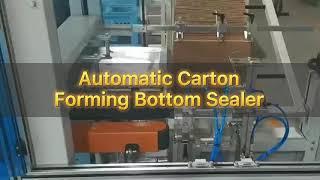 Automatic Carton Forming Bottom Sealer, Carton Erector