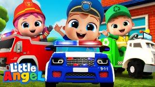 Community Helpers Song | Little Angel Kids Songs & Nursery Rhymes