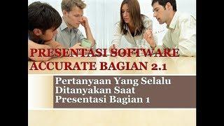 Mengetahui fitur Accurate Accounting Software Bagian 2.1 Software ACCURATE 5