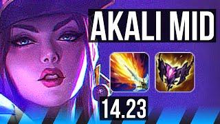 AKALI vs YASUO (MID) | KR Diamond | 14.23