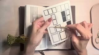 Black Theme 다이어리 꾸미기 #감티지다꾸 #scrapbooking #journal #asmr