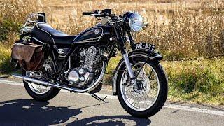 カスタムしたSR400で秋のビーナスライン バイク旅【4K】