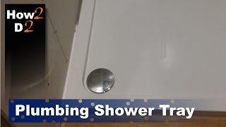 Shower tray installation.How to install and seal  bathroom shower tray