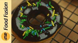 Homemade Chocolate Donuts Recipe | doughnut recipe  By Food Fusion