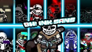 How did undertale go to this... | Ink sans by BossHim phase 1(Easy mode)