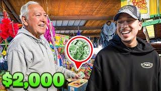 I GAVE $2000 TO FLEA MARKET VENDORS!!! (EMOTIONAL)