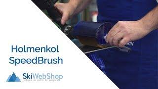 The fastest way to brush your skis! (Holmenkol Speedbrush set)