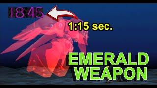 HOW TO DEFEAT EMERALD WEAPON IN 1:15 seconds - Final Fantasy 7 (1997)