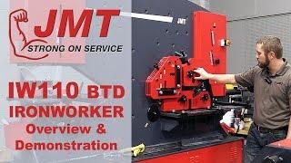 JMT 120 Ton Ironworker Demo (Model IW110 BTD)