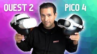 PICO 4 VS QUEST 2 - Lohnt sich die Pico 4 für Quest 2 Besitzer? Es kommt drauf an...