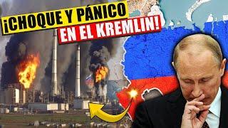 ¡EN EL PEOR MOMENTO: Rusia en llamas! ¡Ucrania golpea el corazón energético ruso! Putin sin control!