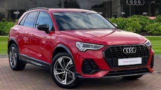 Approved Used - Audi Q3 Black Edition 35 TFSI S Tronic at Stafford Audi