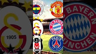 Fenerbahçe Galatasaray Beşiktaş vs Manchester Utd PSG Bayern Münih