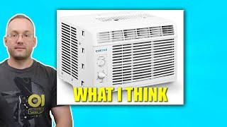 CHIONE 5,000 BTU Window Air Conditioner Unboxing and Review