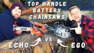 Can They Compete With The Best? Top Handle Chainsaws From ECHO & EGO