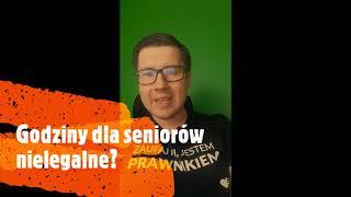 Czy godziny dla seniorów są legalne? Komentarz prawnika