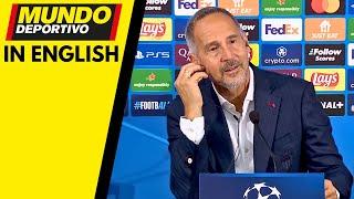 Adi Hütter Post-Match Press Conference | AS Monaco 2-1 FC Barcelona | Champions League