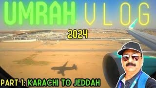 Umrah Vlog Part 1 | Karachi to Jeddah | Flynas | Biggest Airport Aquarium | Travel Vlog